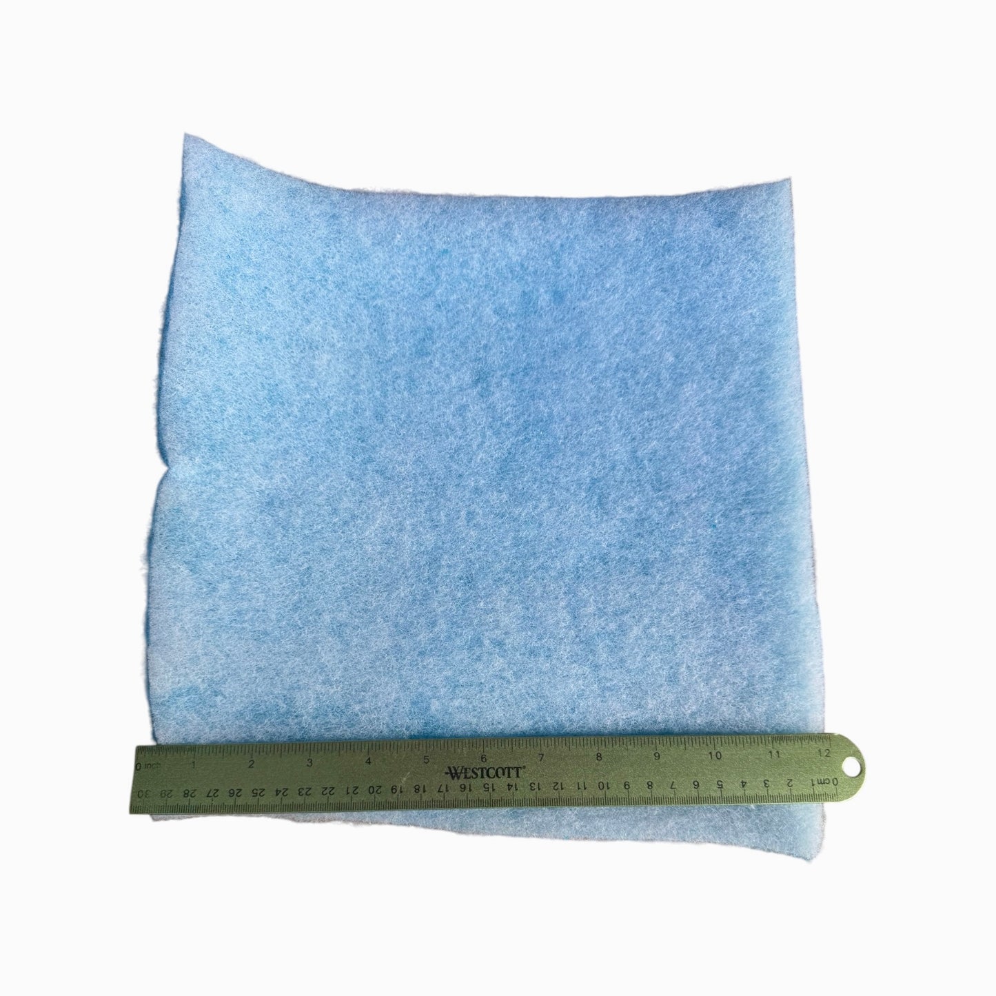 Dual-Density Aquarium Filter Floss Pad: Reusable Mechanical Filtration Media ( 12x12 Piece. Cut to fit )