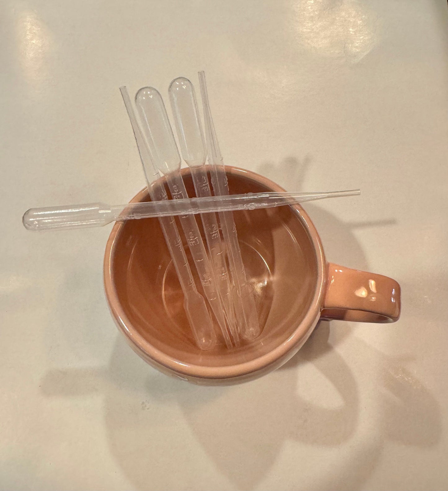 pipette for vinegar eels closeup