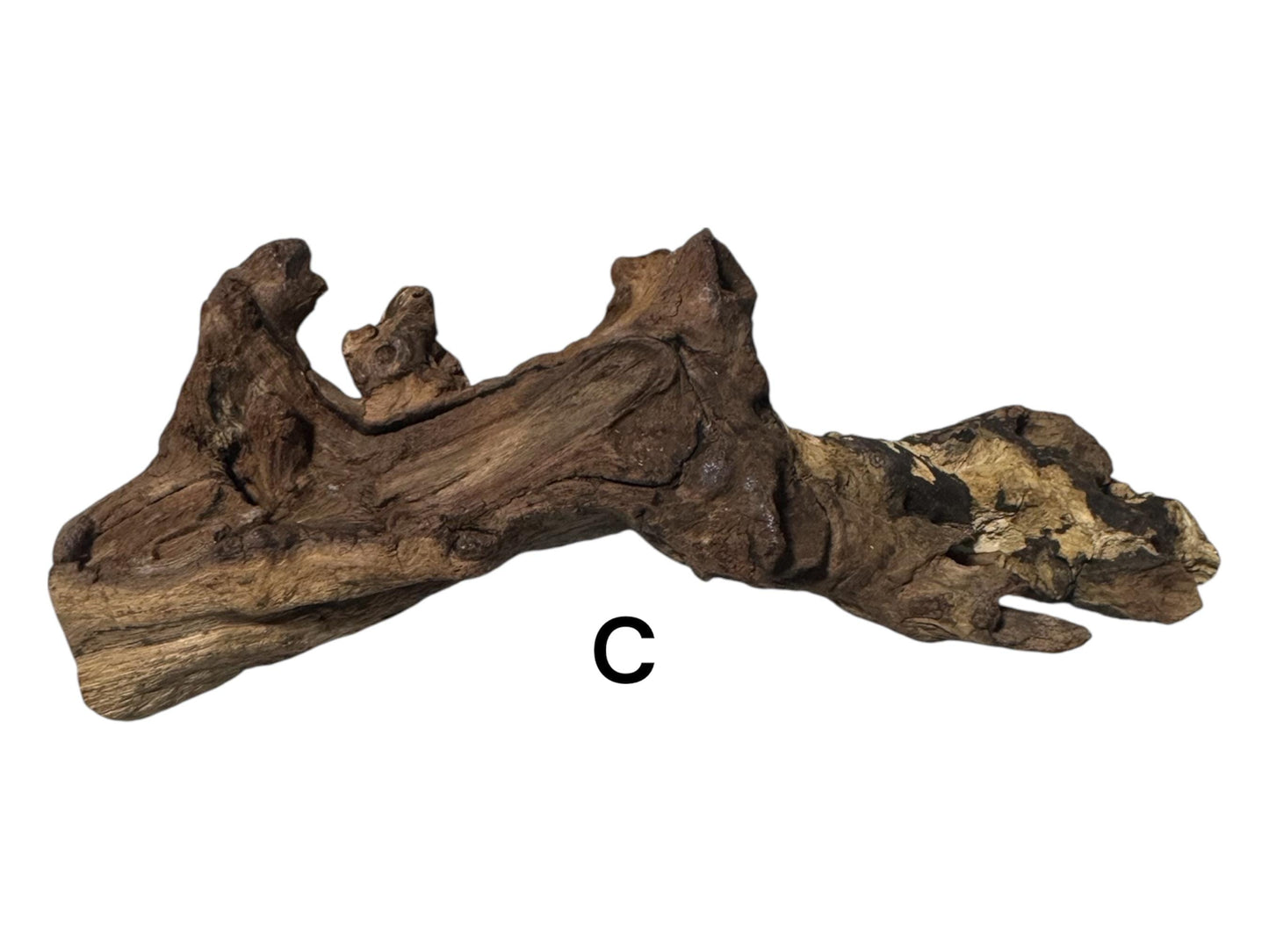 Mopani Driftwood 6–7” – Aquarium Wood Decor for Fish, Shrimp, and Reptiles