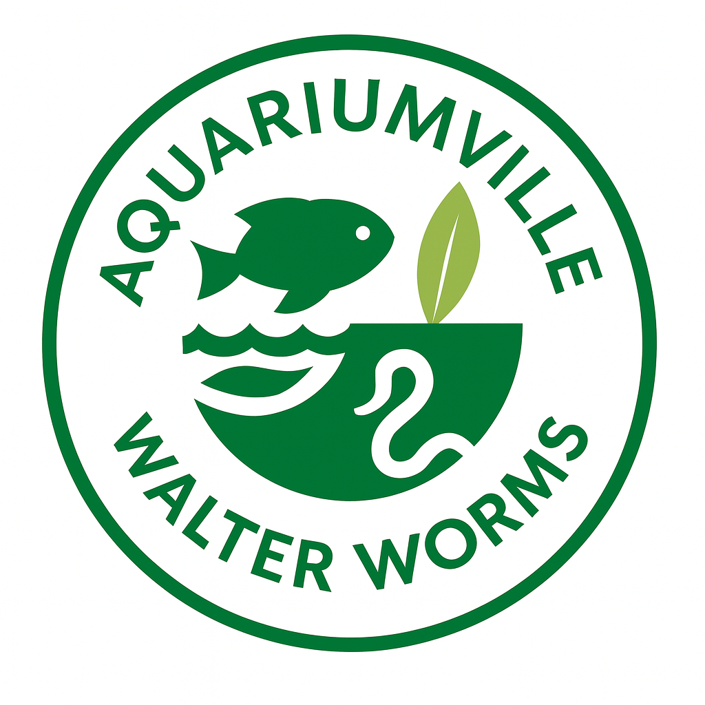 Walter Worm Starter Culture (2 Pack) – Live Fish Food for Fry, Betta, and Nano Fish | AquariumVille