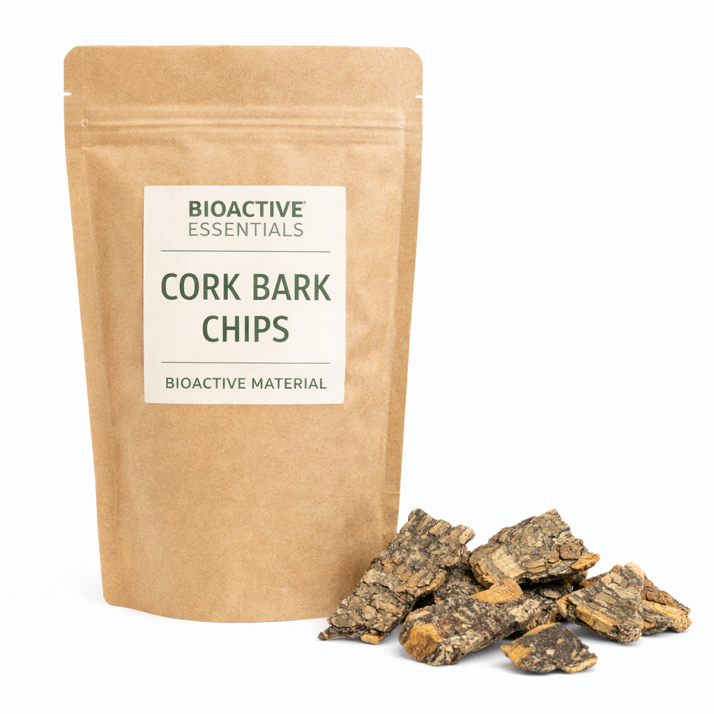 Cork Bark Chips – Bioactive Material for Terrariums & Vivariums