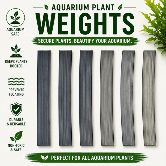 Aquarium Plant Weights – Strips for Live Aquarium Plants & Aquascaping
