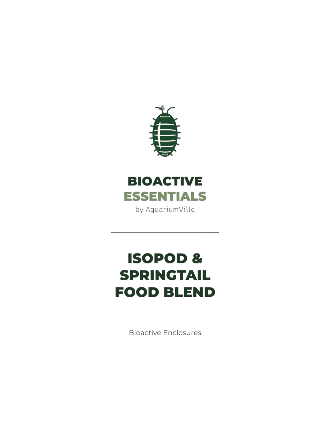 Isopod &amp; Springtail Food Blend — Bioactive Essentials™