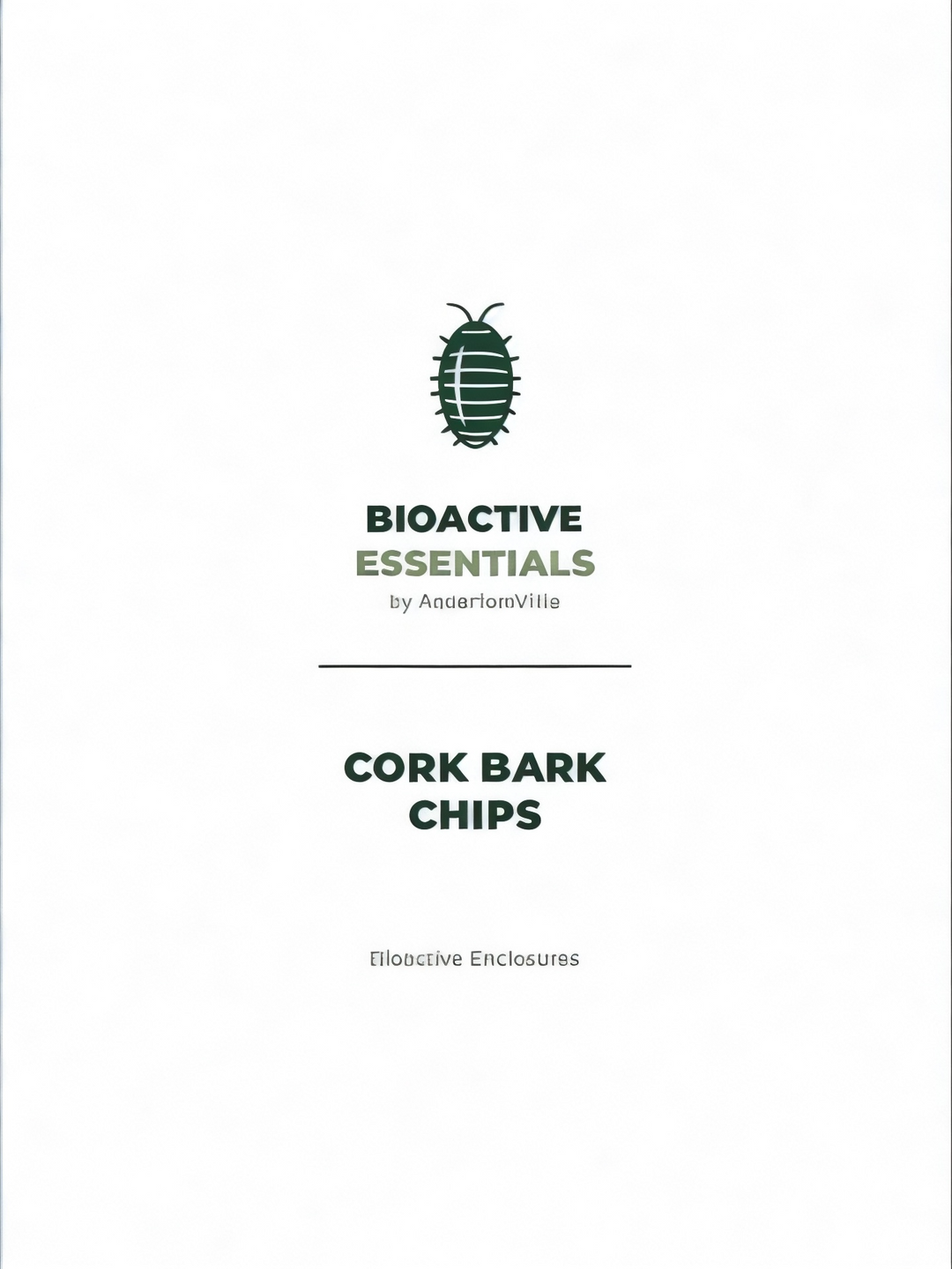 Cork Bark Chips – Bioactive Material for Terrariums &amp; Vivariums