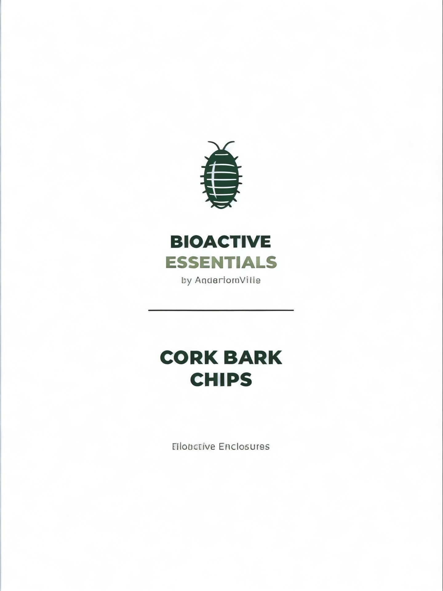 Cork Bark Chips – Bioactive Material for Terrariums & Vivariums