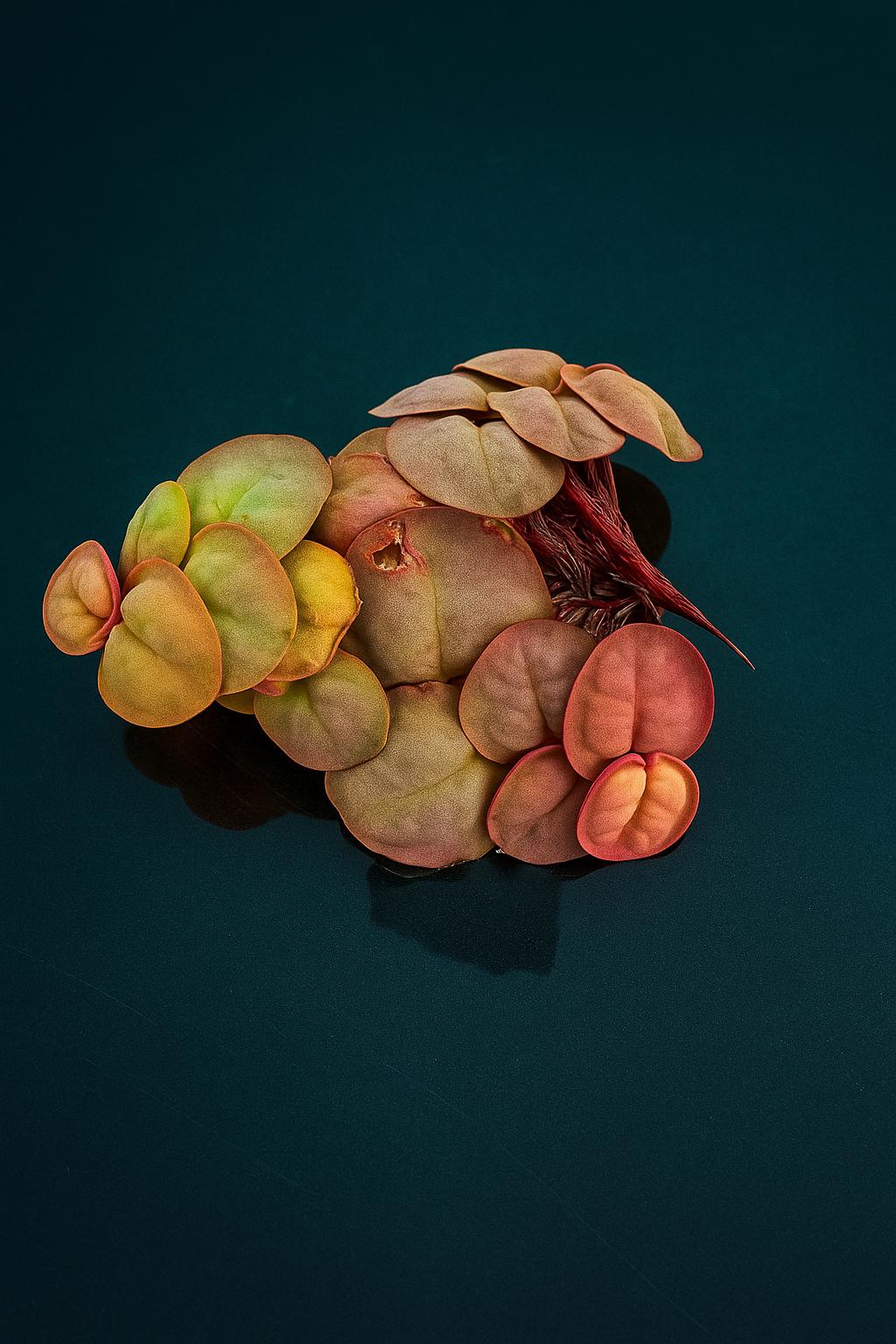 clump of red root floater