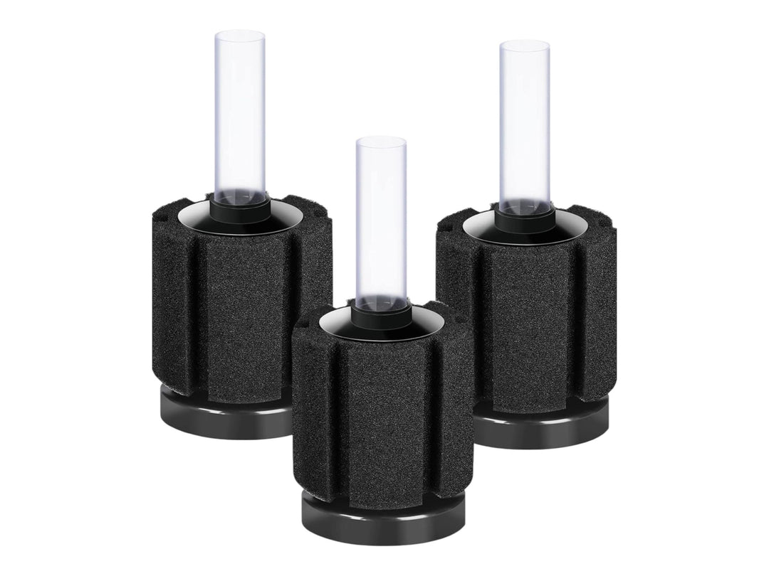 Aquarium Bio Sponge Filter Breeding Fry Betta Shrimp Nano Fish Tank (Small up to 10Gal)