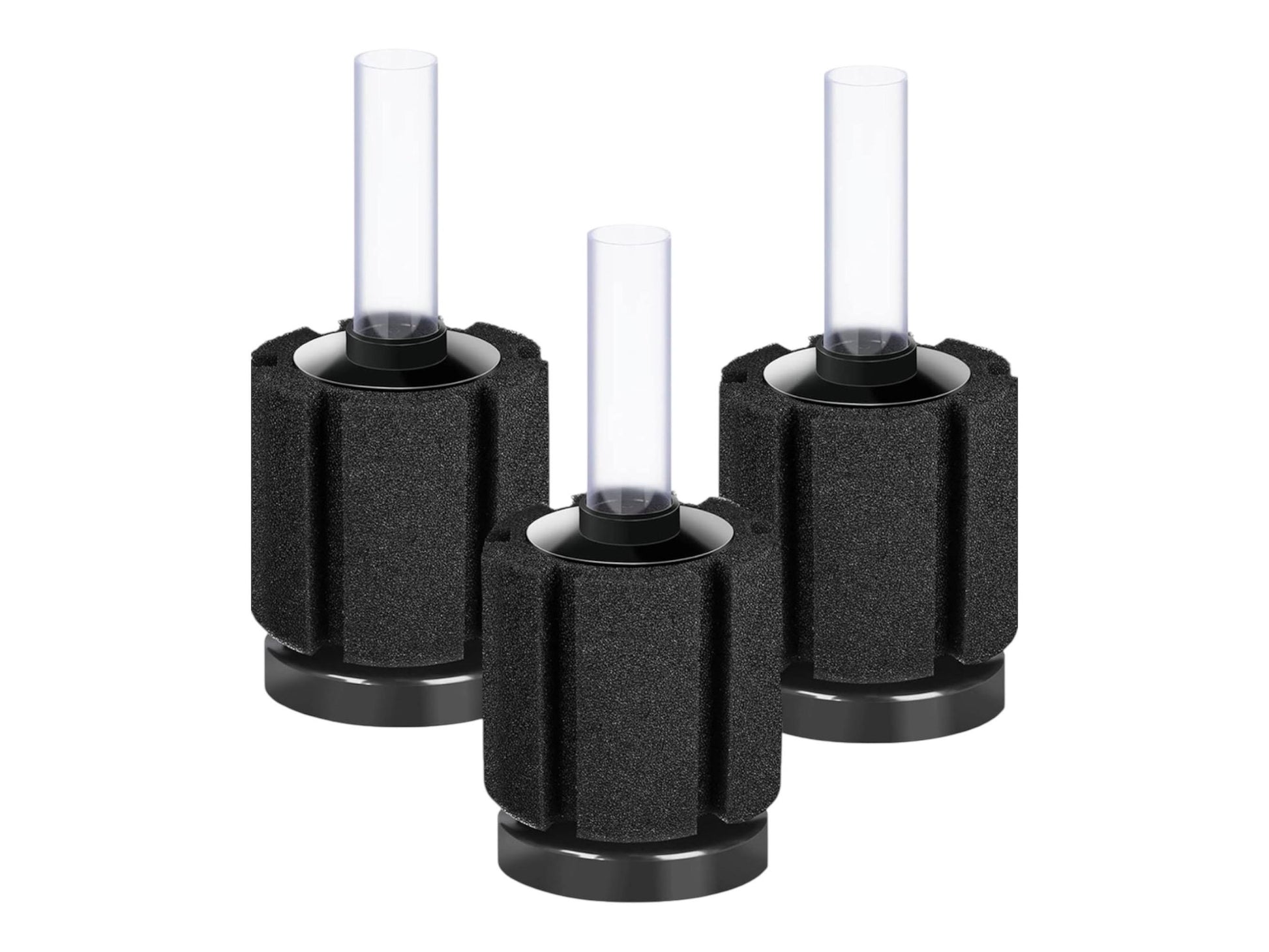Aquarium Sponge Filter Kit – Sponge Filter, Airline Tubing, Check Valve, Control Valve & Suction Cups