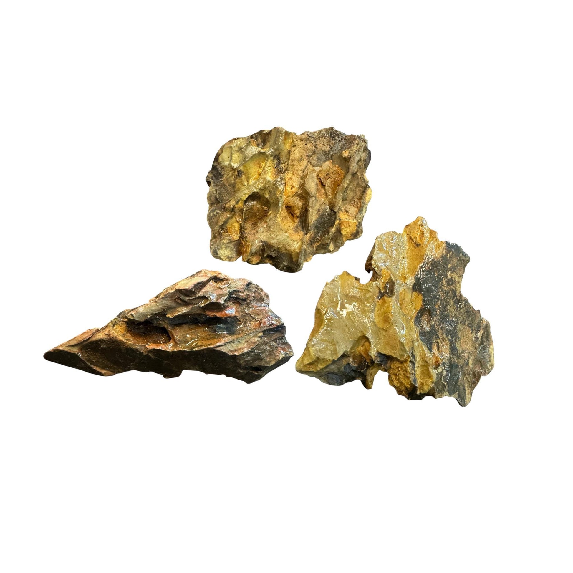10 inch Dragon Stone (Ohko Stone) – Natural Aquarium Rock for Aquascaping 3.52 Pounds