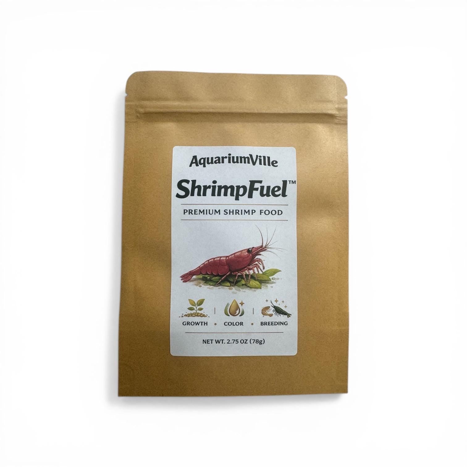 Shrimp Food for Aquarium – Frozen ShrimpFuel, High Calcium Blend for Growth Color Breeding