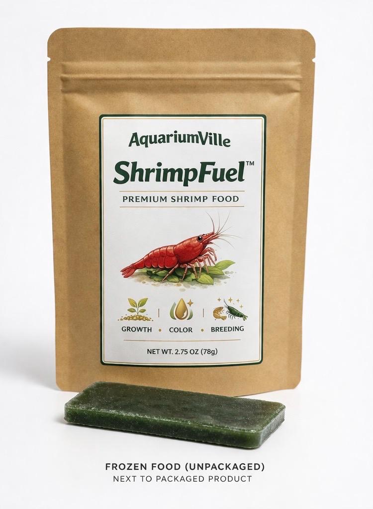 Shrimp Food for Aquarium – Frozen ShrimpFuel, High Calcium Blend for Growth Color Breeding