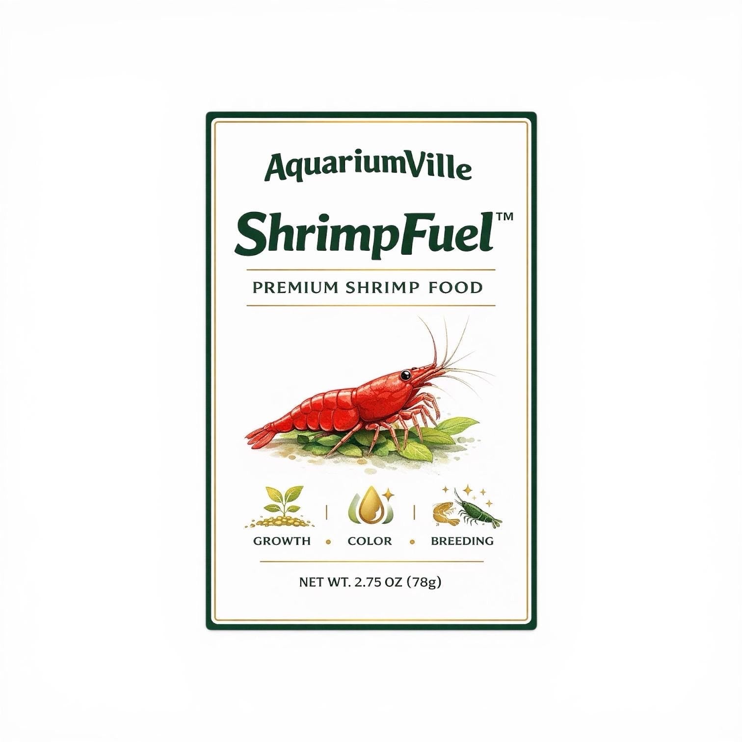 Shrimp Food for Aquarium – Frozen ShrimpFuel, High Calcium Blend for Growth Color Breeding