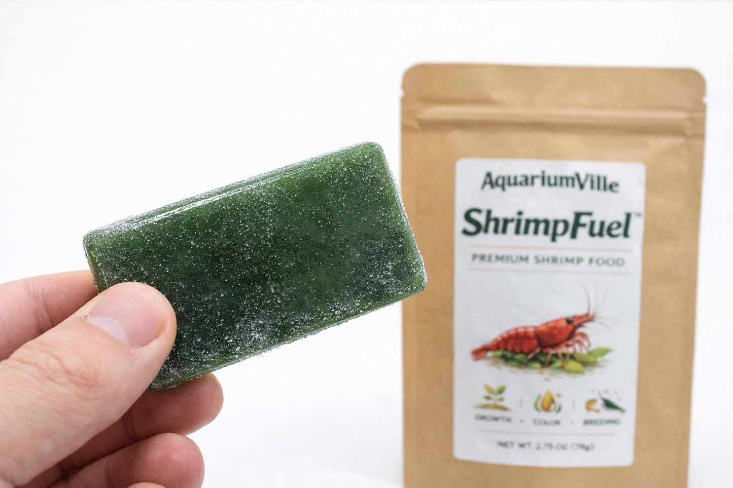 Shrimp Food for Aquarium – Frozen ShrimpFuel, High Calcium Blend for Growth Color Breeding